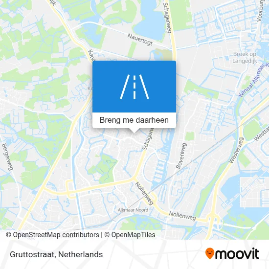 Gruttostraat kaart