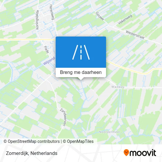 Zomerdijk kaart