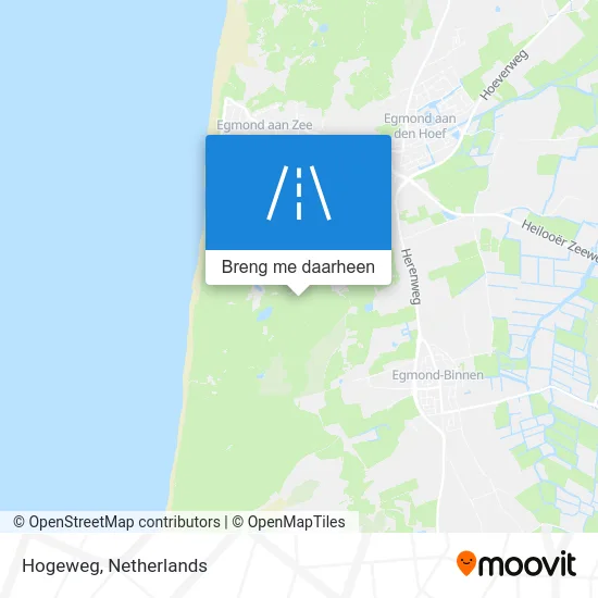 Hogeweg kaart