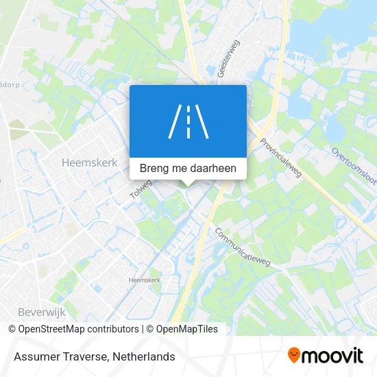 Assumer Traverse kaart