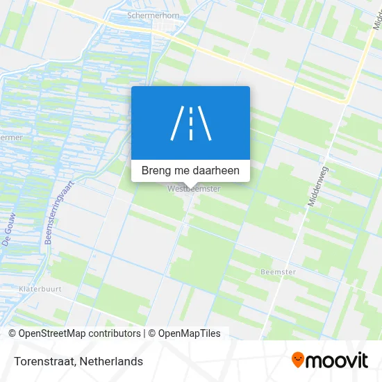Torenstraat kaart