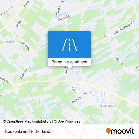 Beukenlaan kaart