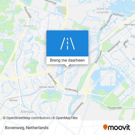 Bovenweg kaart