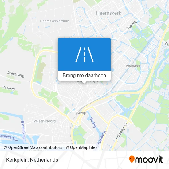 Kerkplein kaart