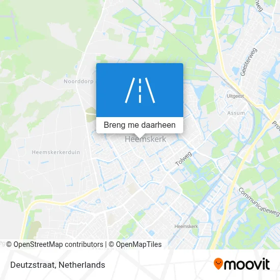 Deutzstraat kaart