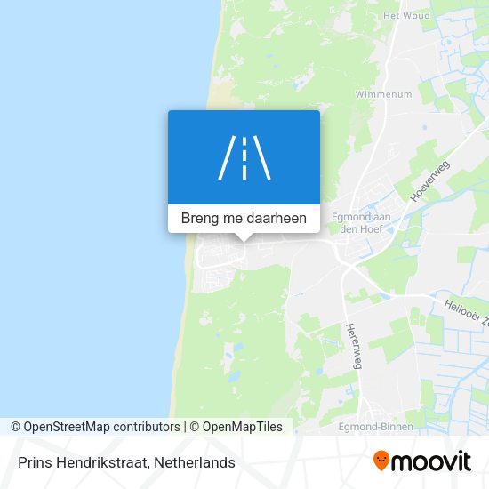 Prins Hendrikstraat kaart