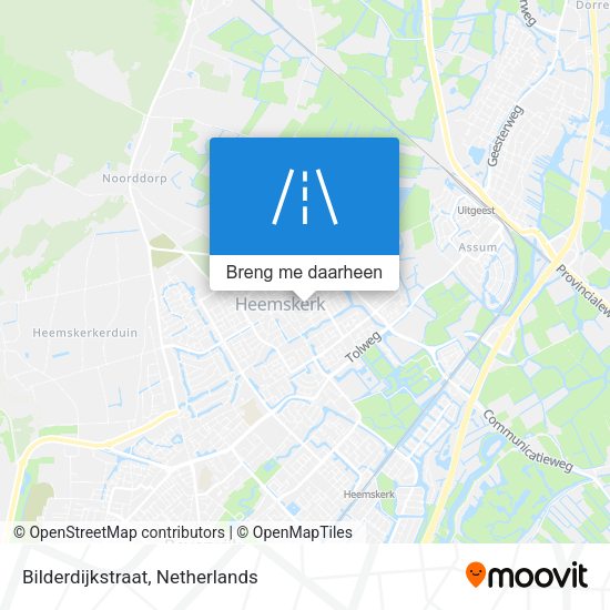Bilderdijkstraat kaart