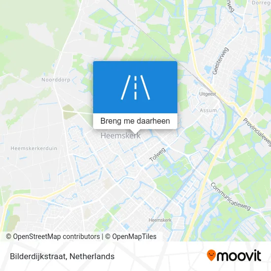 Bilderdijkstraat kaart