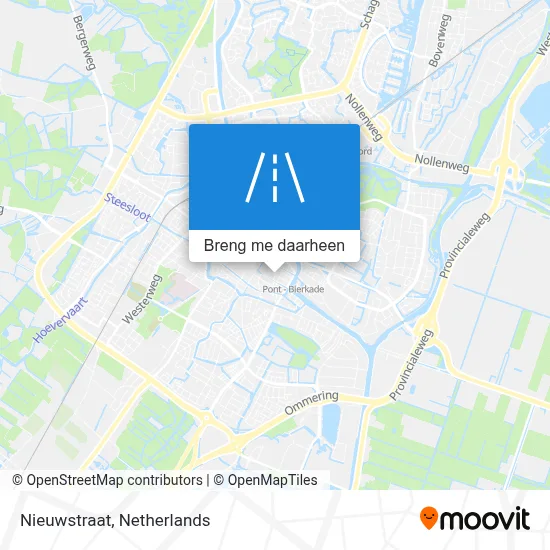 Nieuwstraat kaart