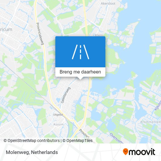 Molenweg kaart