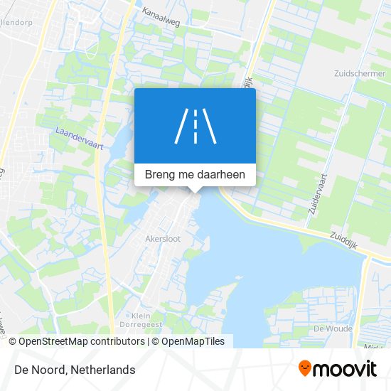 De Noord kaart