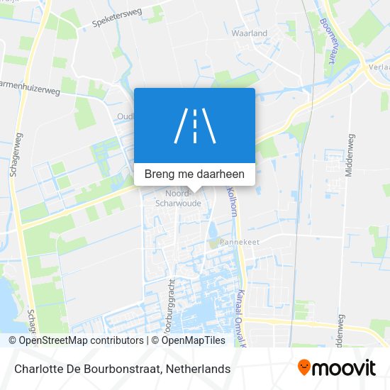 Charlotte De Bourbonstraat kaart
