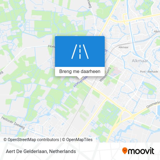Aert De Gelderlaan kaart