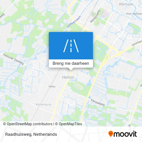 Raadhuisweg kaart