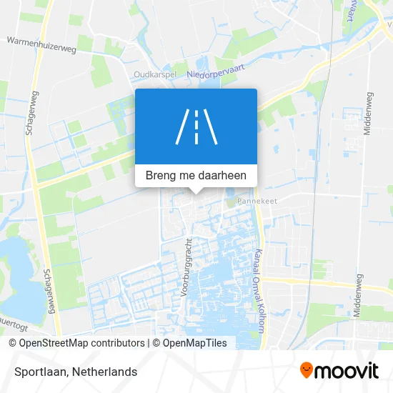 Sportlaan kaart
