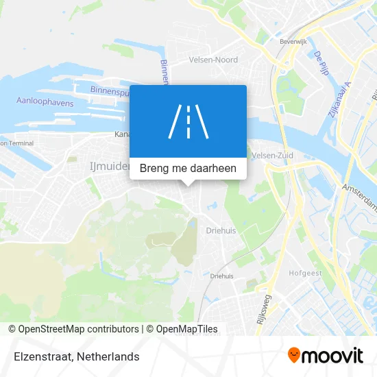 Elzenstraat kaart