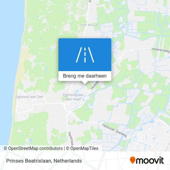 Prinses Beatrixlaan kaart