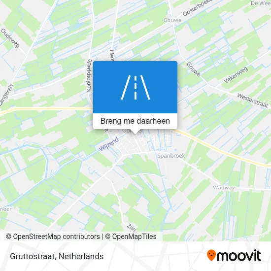 Gruttostraat kaart