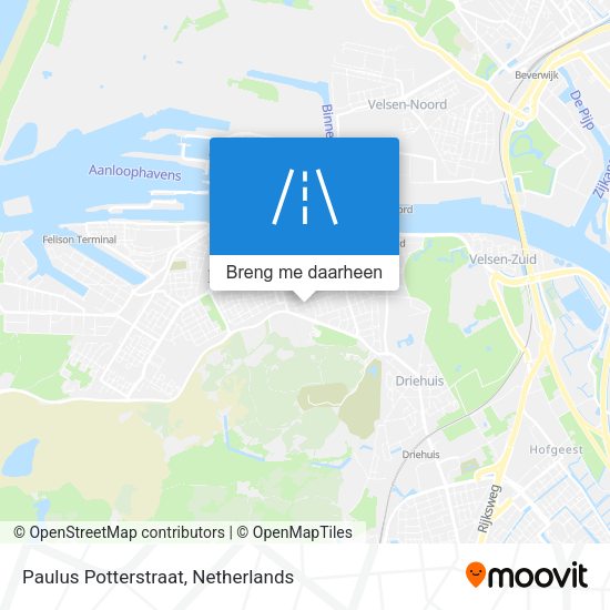 Paulus Potterstraat kaart