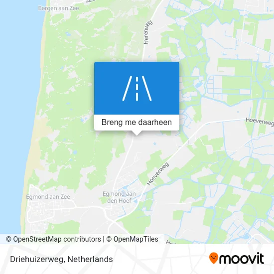 Driehuizerweg kaart