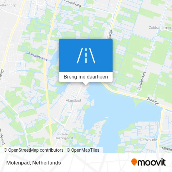 Molenpad kaart