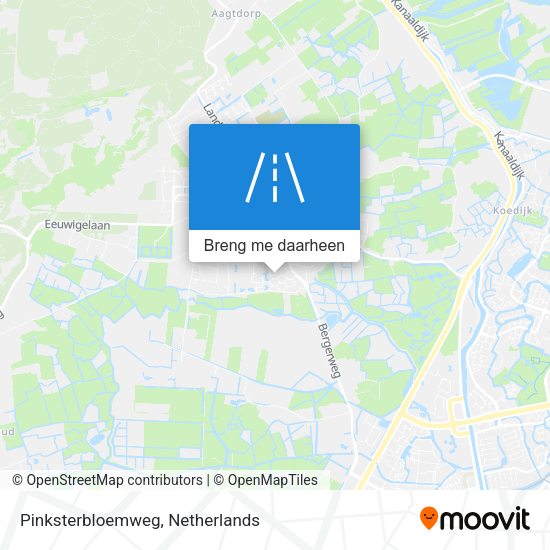 Pinksterbloemweg kaart