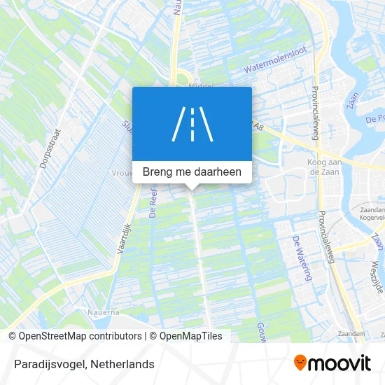 Paradijsvogel kaart