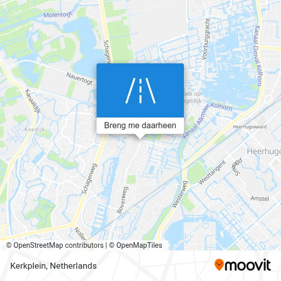 Kerkplein kaart