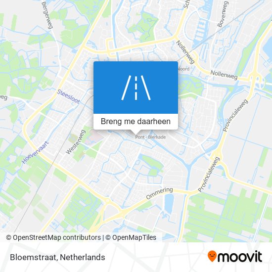 Bloemstraat kaart