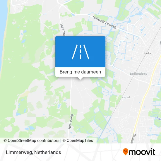 Limmerweg kaart