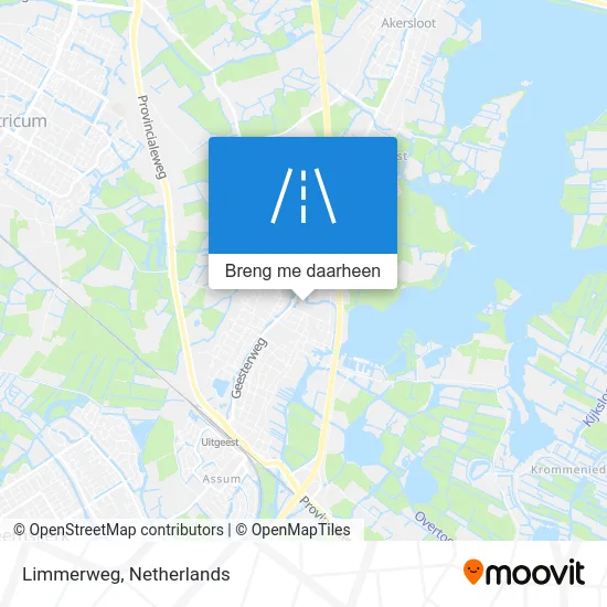 Limmerweg kaart