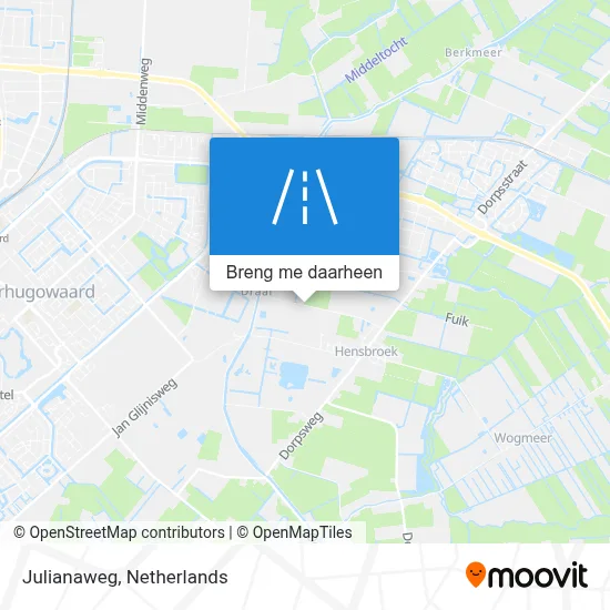 Julianaweg kaart