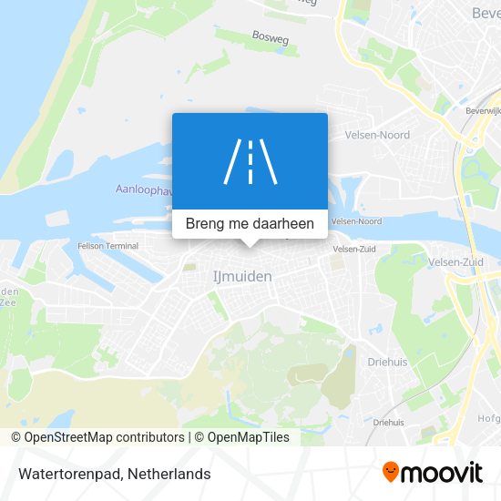 Watertorenpad kaart