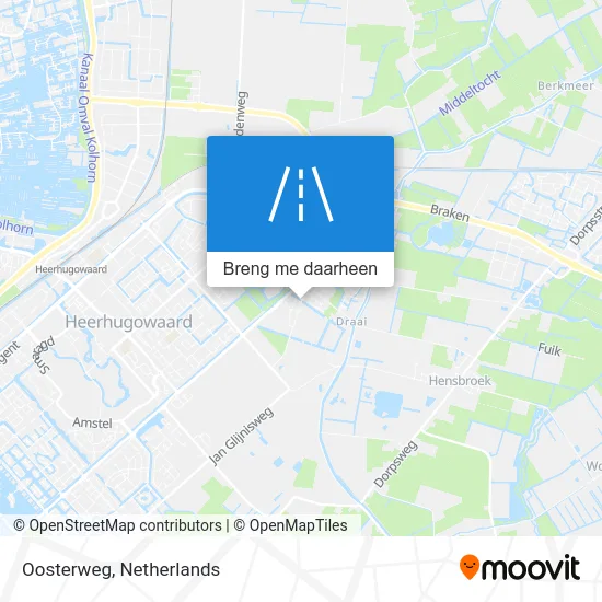 Oosterweg kaart