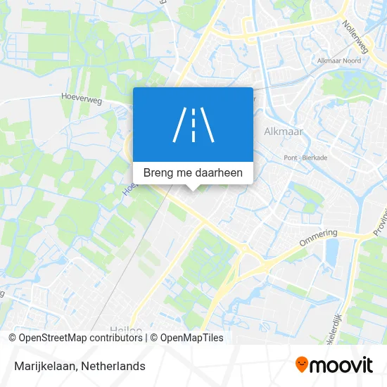 Marijkelaan kaart