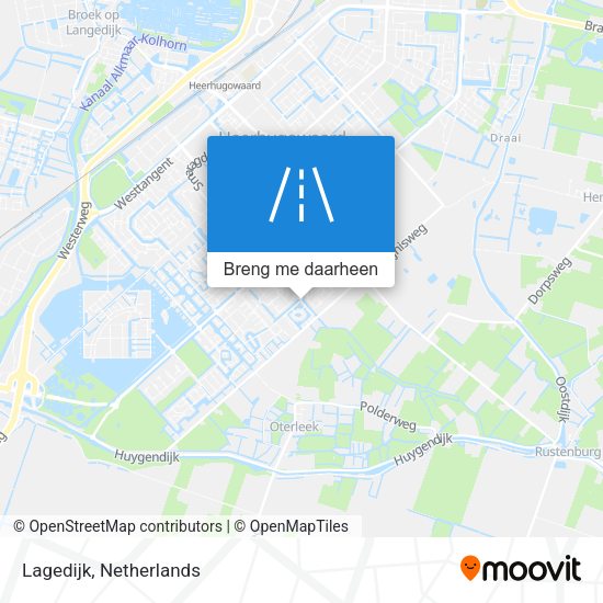 Lagedijk kaart