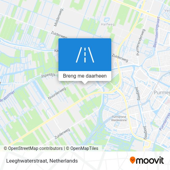 Leeghwaterstraat kaart