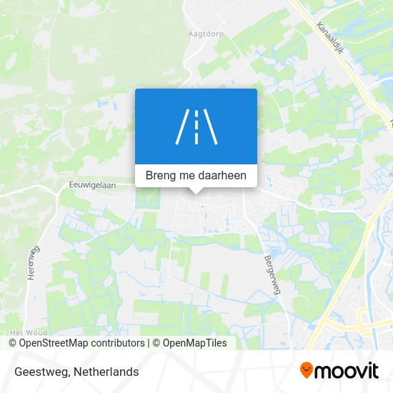 Geestweg kaart