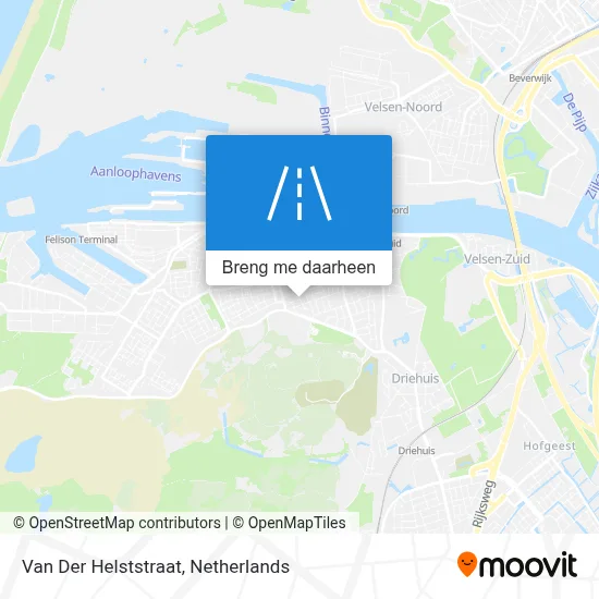 Van Der Helststraat kaart