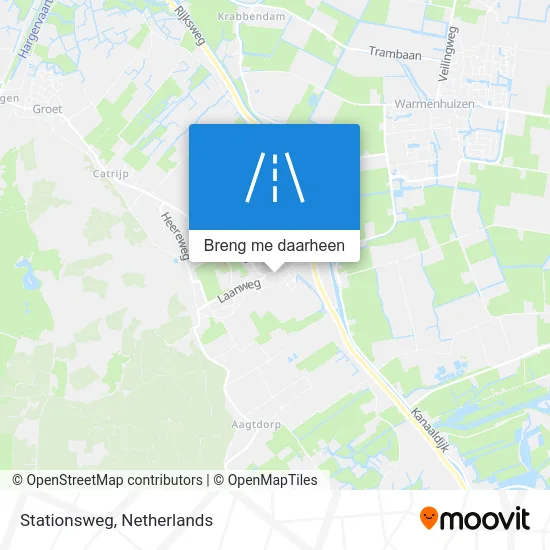 Stationsweg kaart