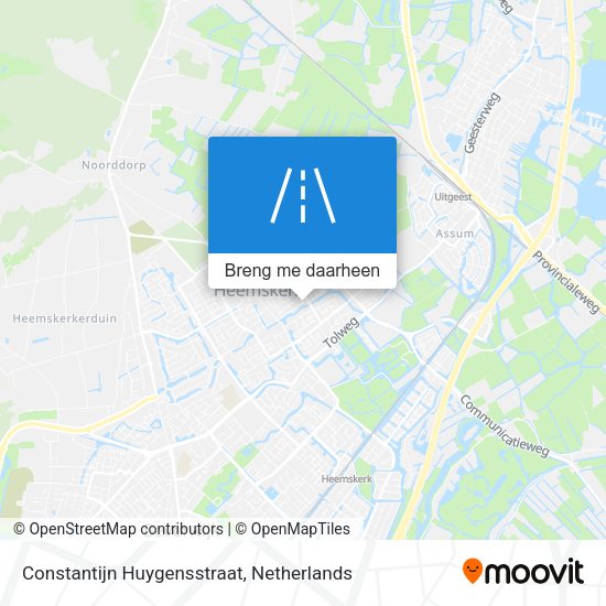 Constantijn Huygensstraat kaart