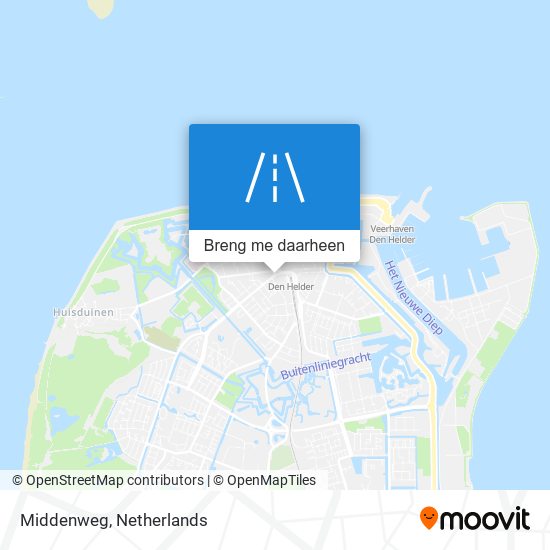 Middenweg kaart