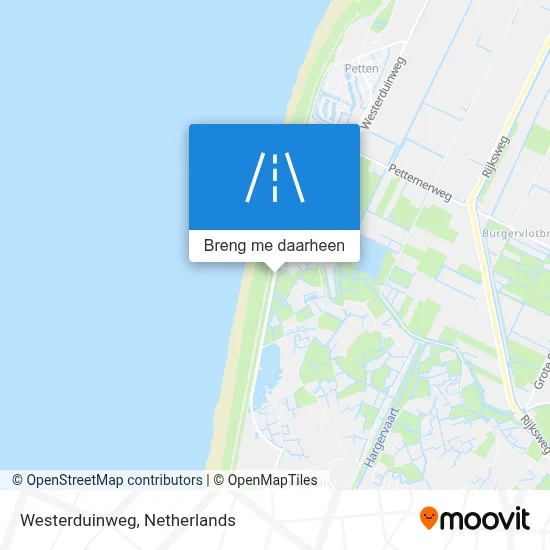 Westerduinweg kaart