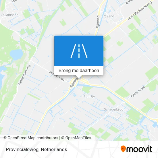 Provincialeweg kaart