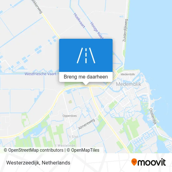 Westerzeedijk kaart