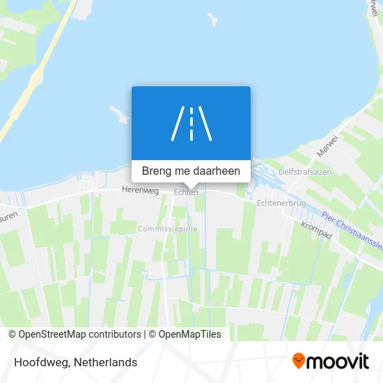 Hoofdweg kaart