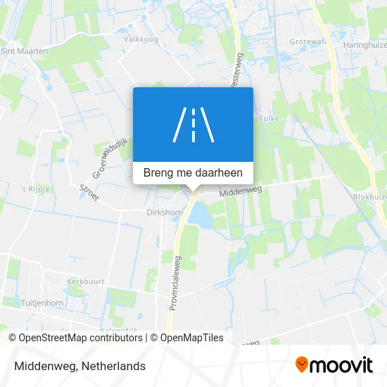 Middenweg kaart