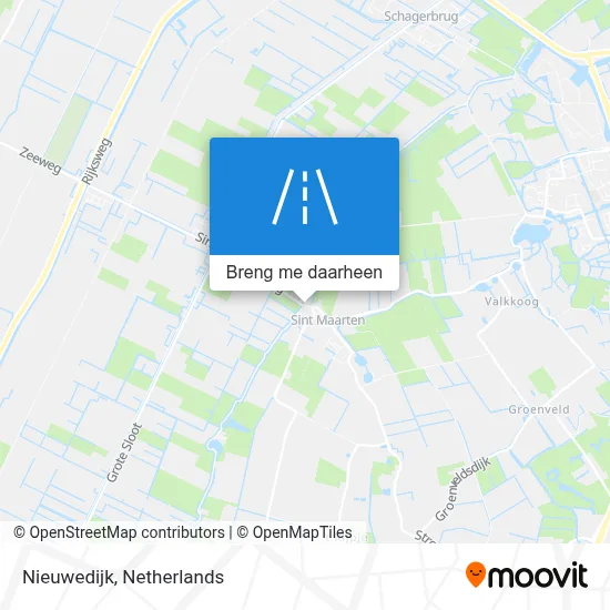 Nieuwedijk kaart