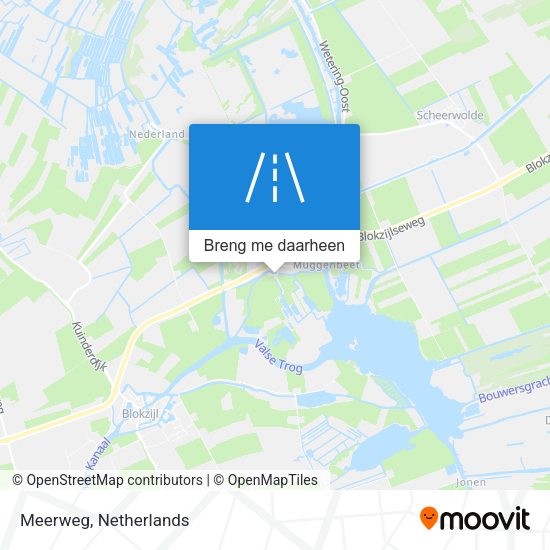 Meerweg kaart