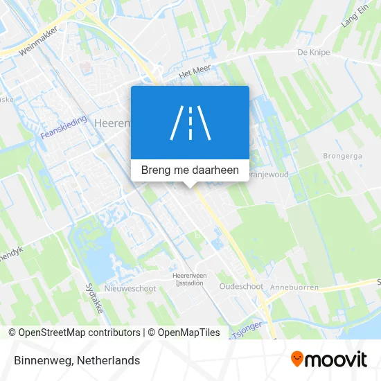 Binnenweg kaart